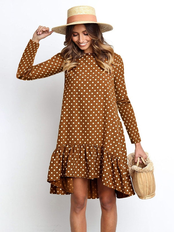 Плаття "Aude" coffee