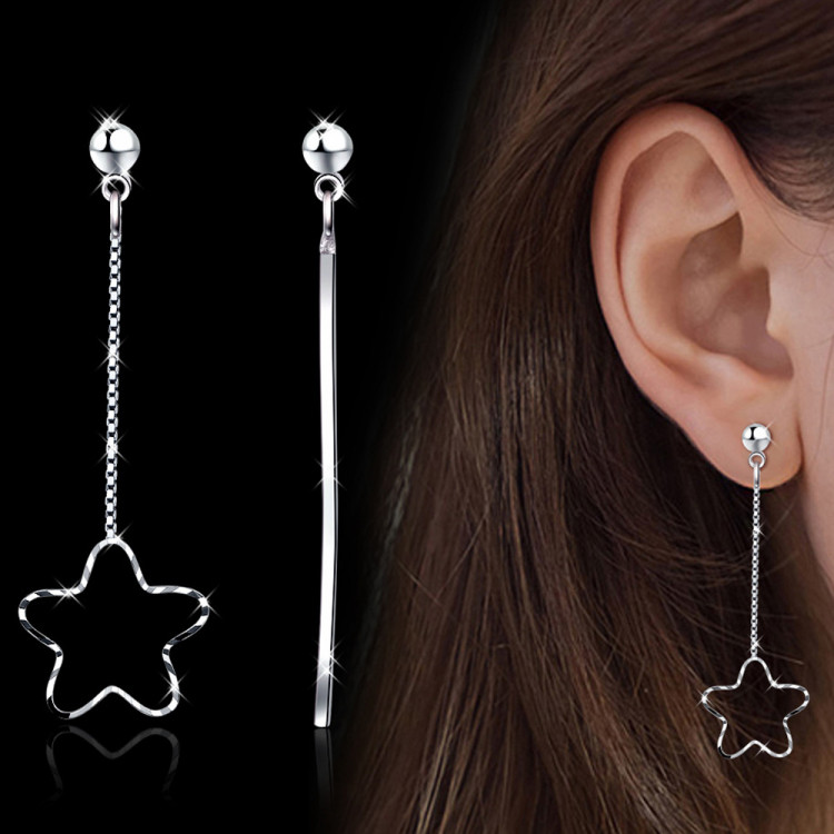 Сережки покриття срібло №23053 