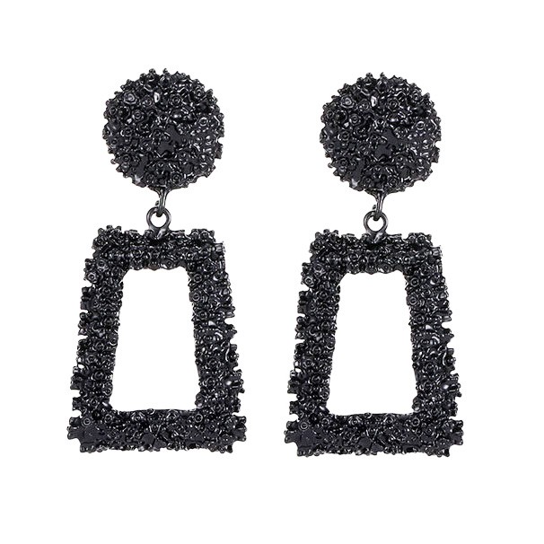 Сережки black №08061  - 