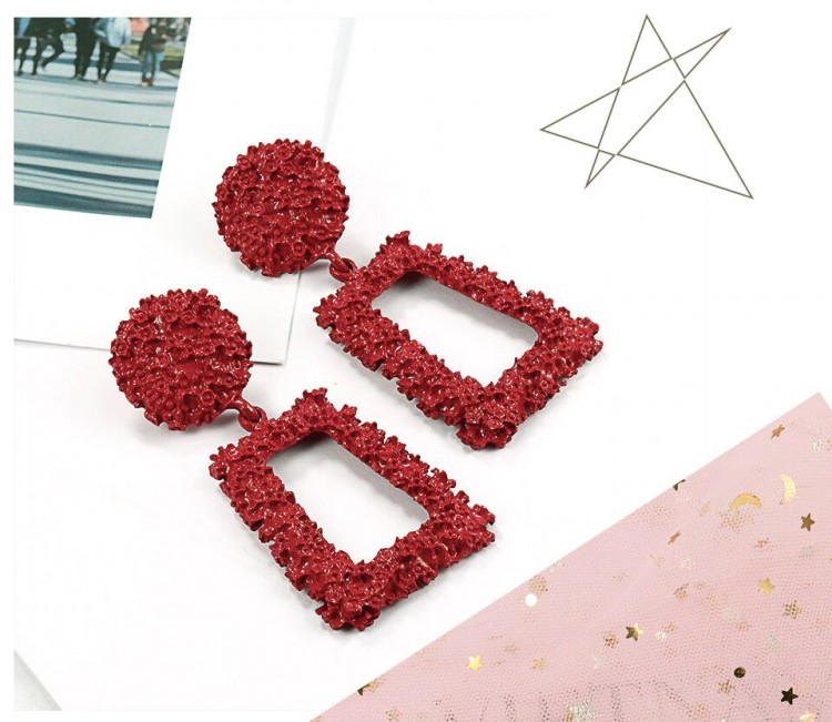 Сережки red №08062  - 