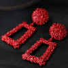 Сережки red №08062 