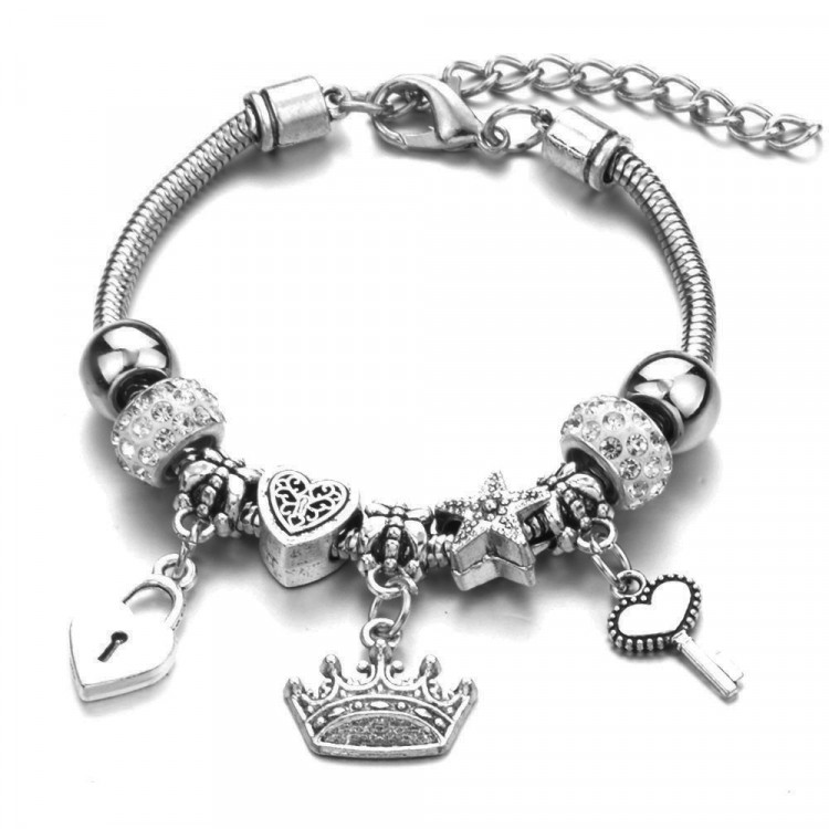 Браслет покриття срібло №9702 