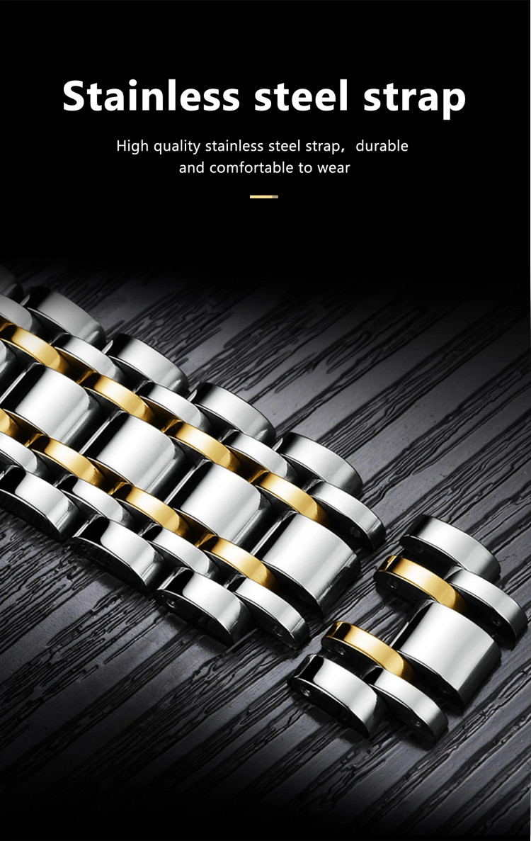 Чоловічий годинник Poedagar silver+black - 