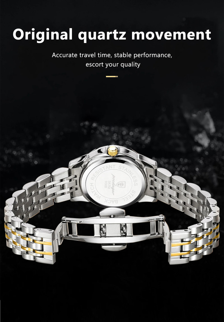 Чоловічий годинник Poedagar silver+black - 