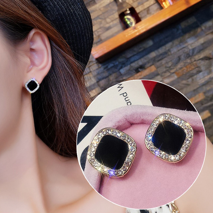 Сережки позолочені з кристалами swarovski №122-22  