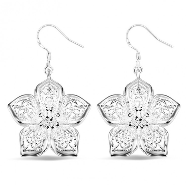 Сережки покриття срібло №12042 