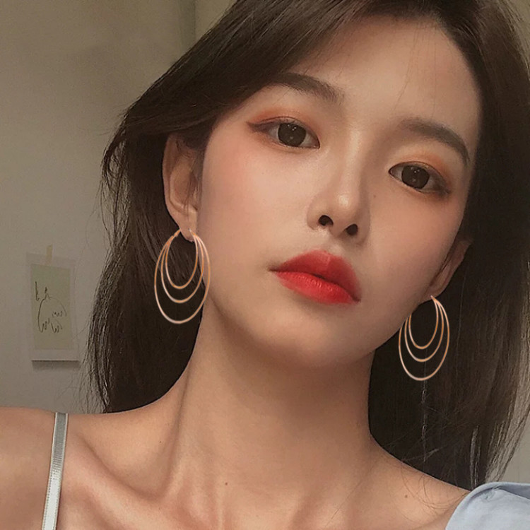 Сережки позолочені №8557 