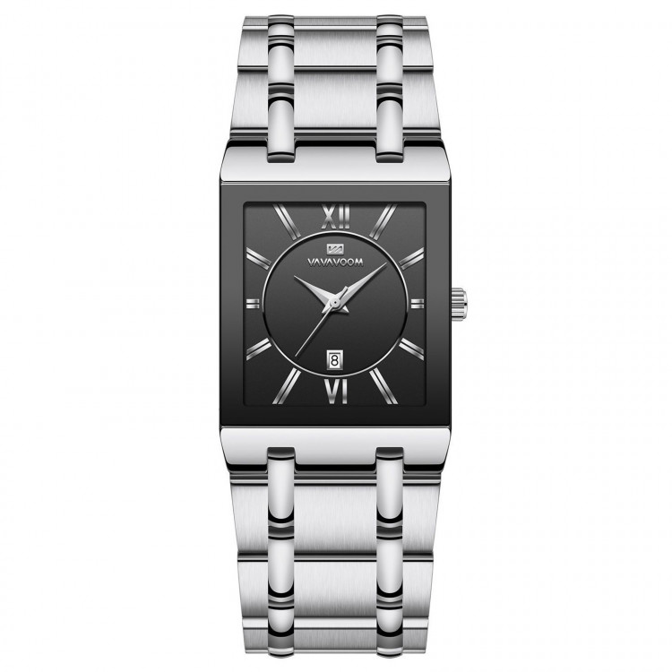 Чоловічий годинник VAVA VOOM silver+black