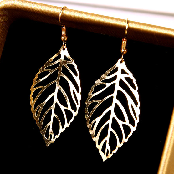 Сережки позолочені №18035 