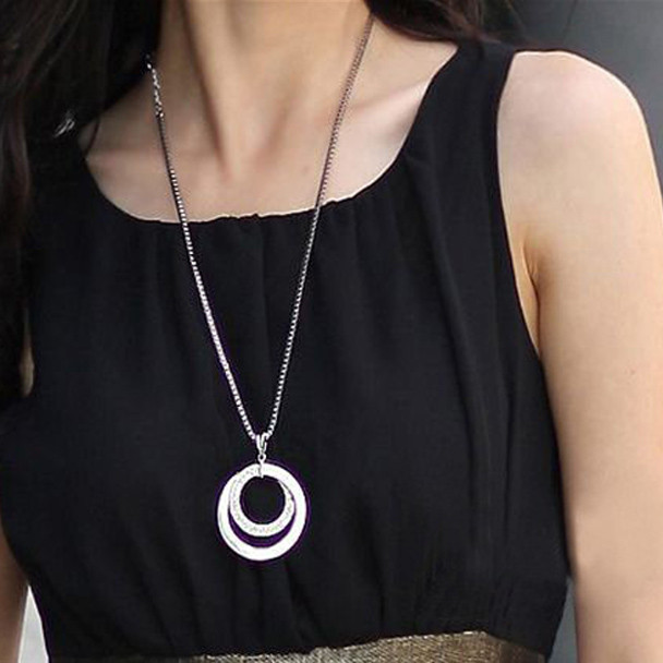 Підвіска 123-07 покриття срібло з кристалами