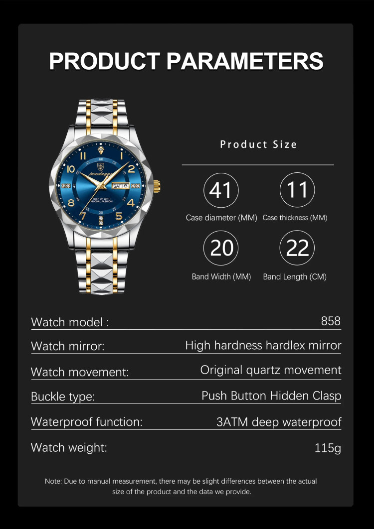 Чоловічий годинник POEDAGAR - 