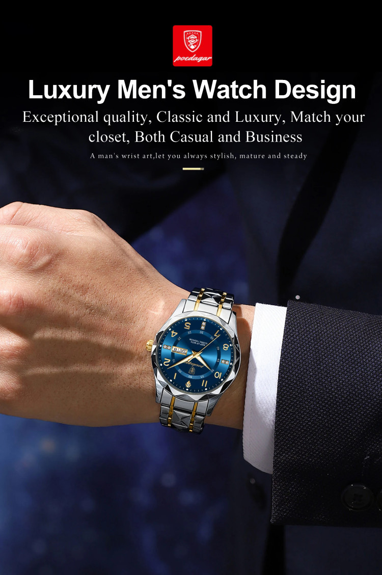 Чоловічий годинник POEDAGAR - 