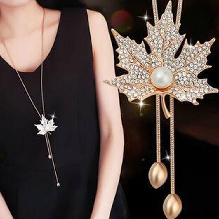 Підвіска позолочена з кристалами і перлами №09030 