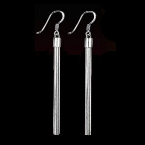 Сережки покриття срібло №09002 