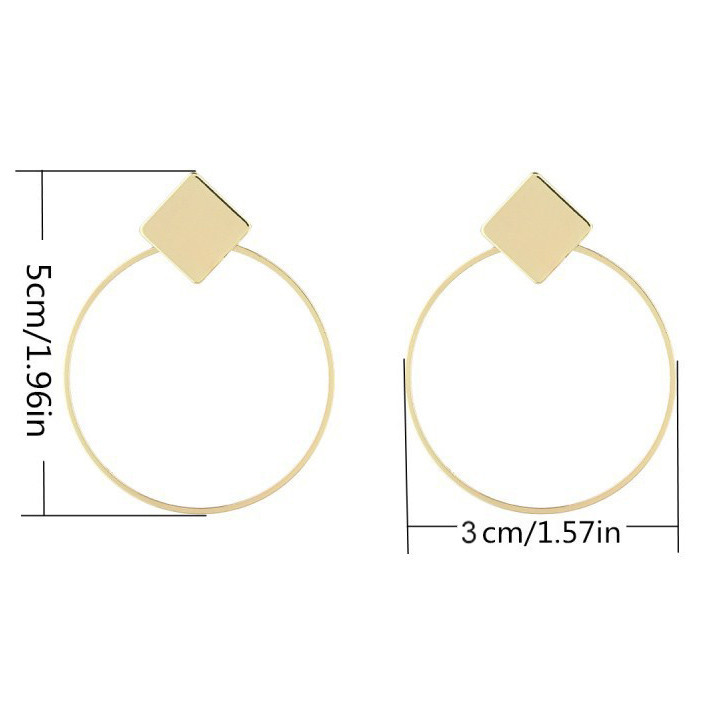 Сережки позолочені №123-10  - 