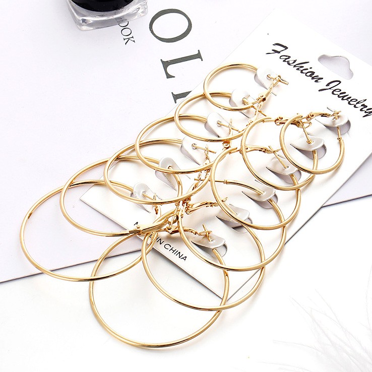 Комплект сережок позолочений №08028 