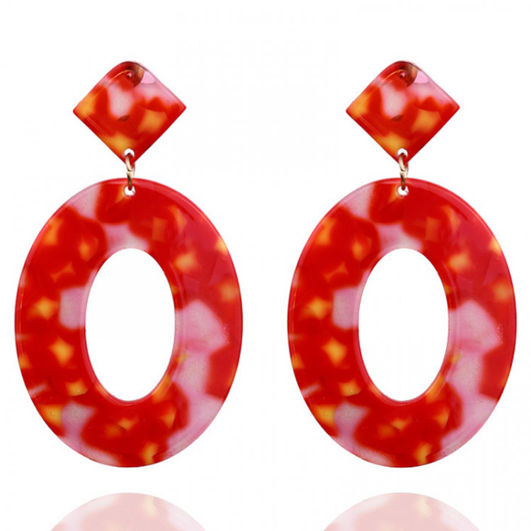 Сережки red №48053 