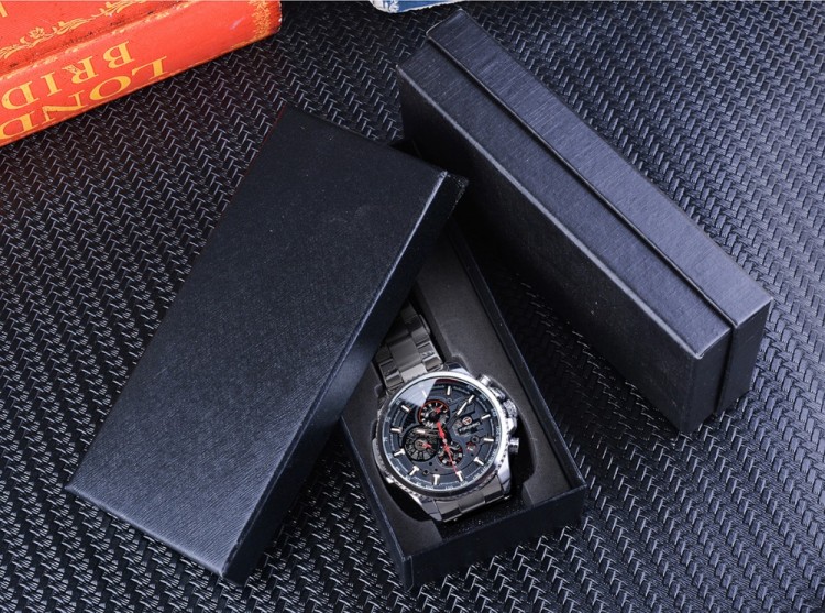 Чоловічий годинник механічний Forsining silver+black - 