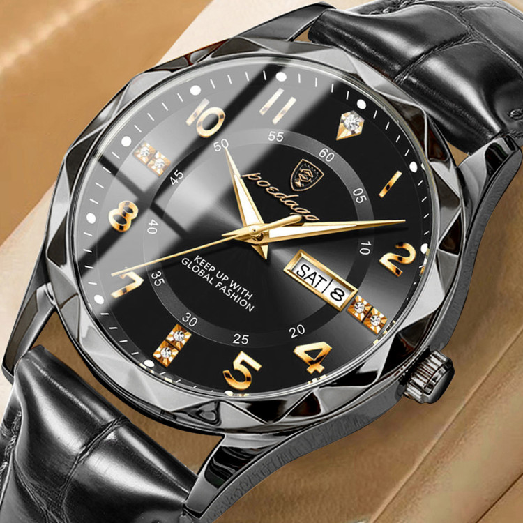 Чоловічий годинник Poedagar black