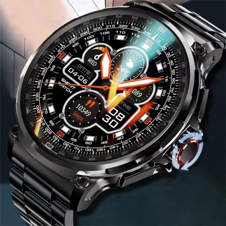 Смарт-годинник Smart Device 23 black steel, 2 ремінці