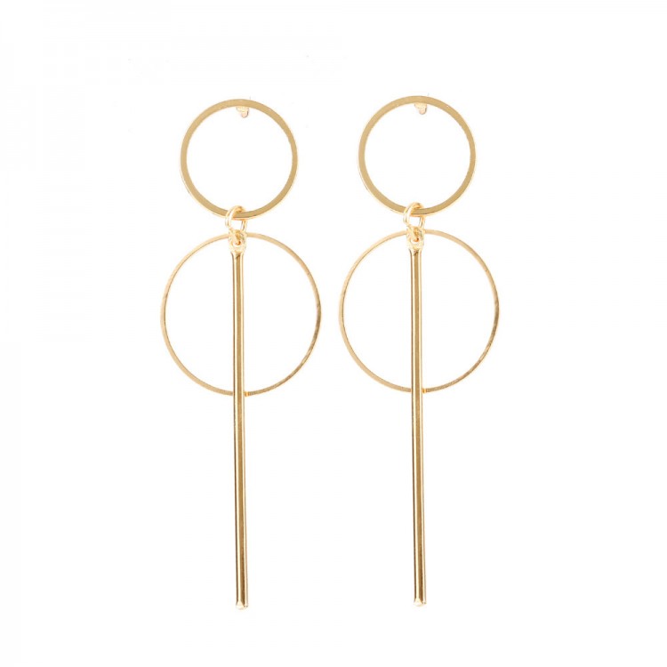 Сережки позолочені №48058 