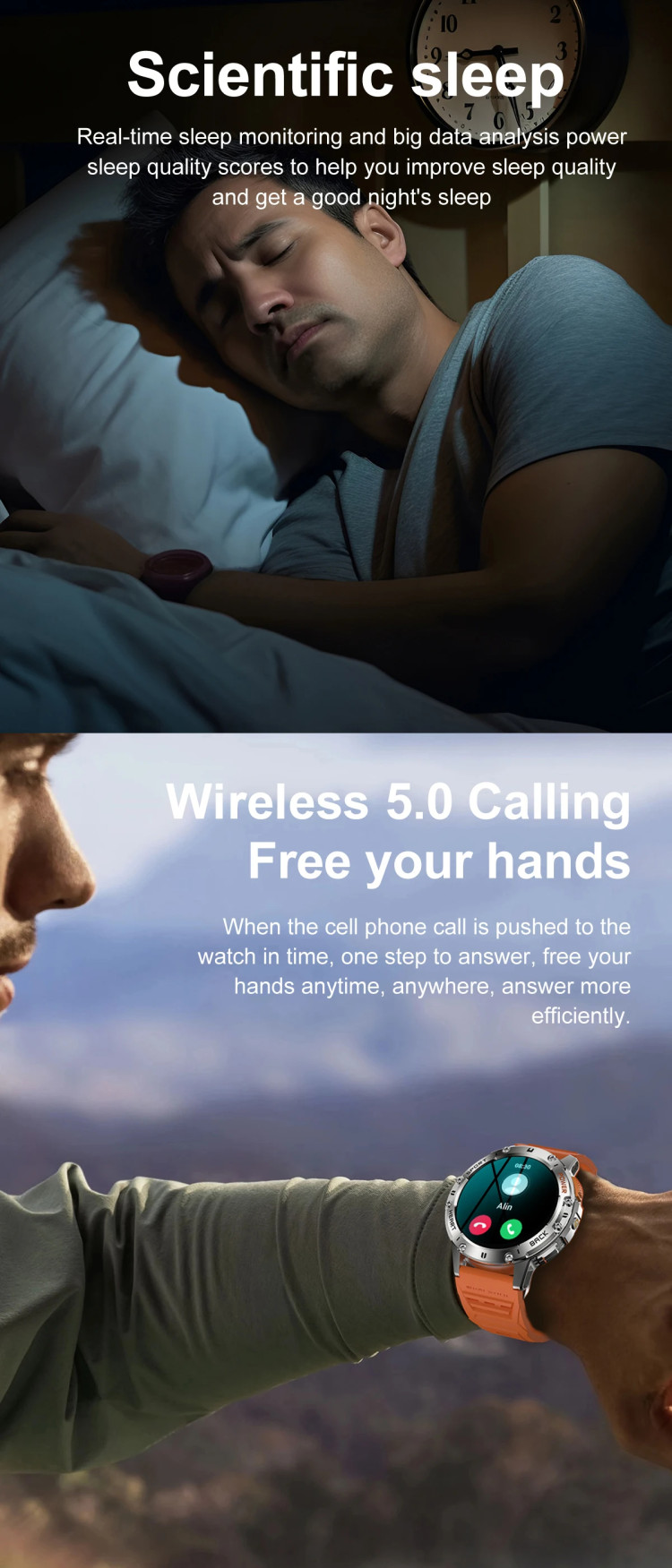 Смарт-годинник протиударний Smart Device 25 black steel, 2 ремінці - 