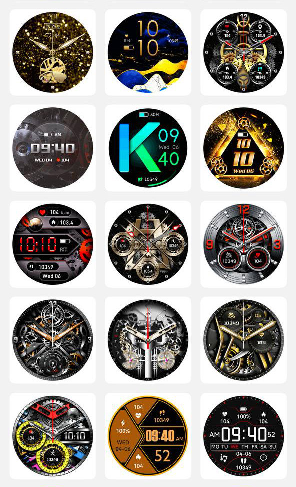 Смарт-годинник протиударний Smart Device 25 black steel, 2 ремінці - 