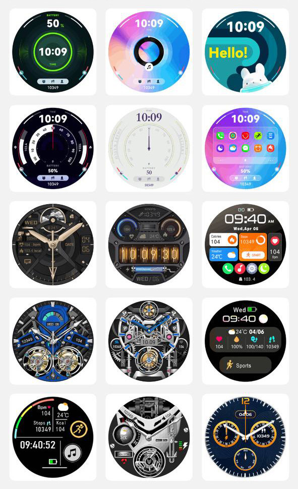 Смарт-годинник протиударний Smart Device 25 black steel, 2 ремінці - 