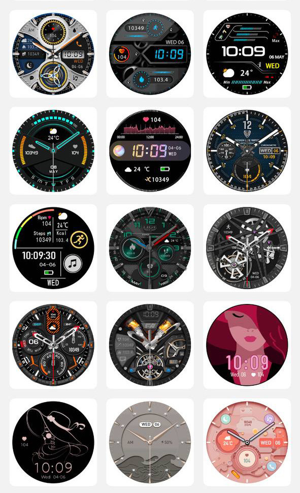 Смарт-годинник протиударний Smart Device 25 black steel, 2 ремінці - 