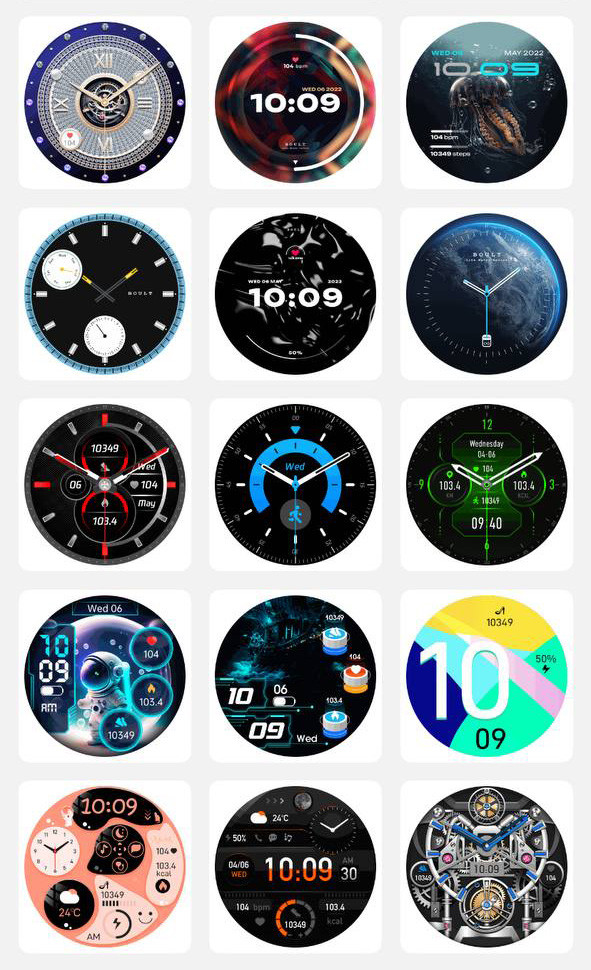 Смарт-годинник протиударний Smart Device 25 black steel, 2 ремінці - 