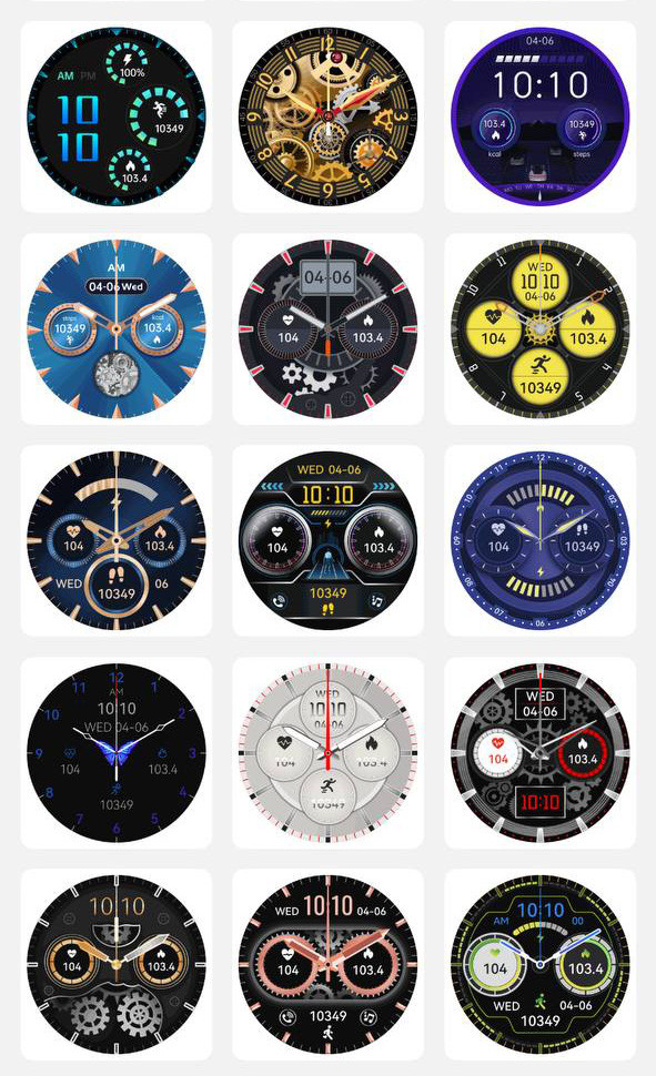 Смарт-годинник протиударний Smart Device 25 black steel, 2 ремінці - 