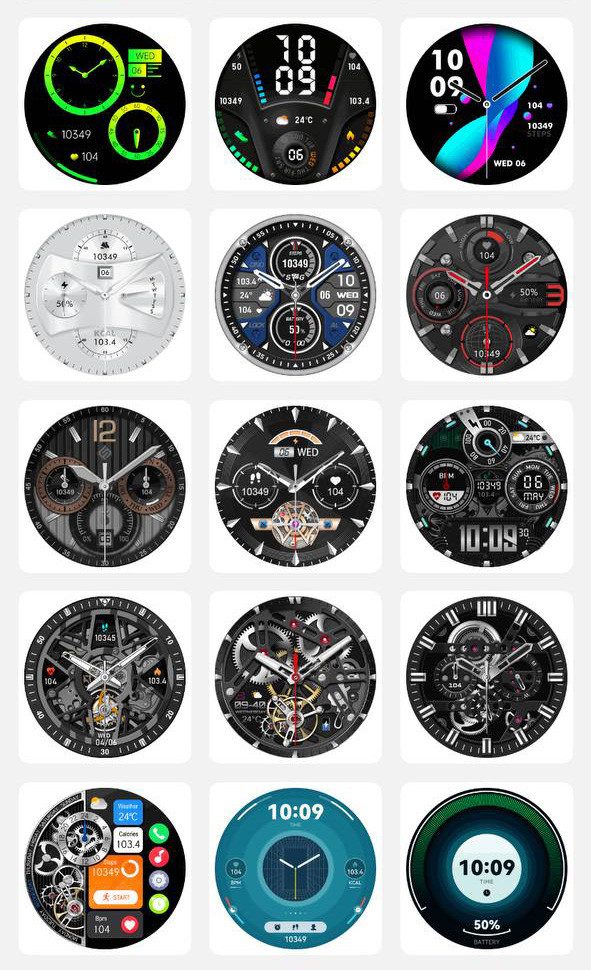 Смарт-годинник протиударний Smart Device 25 black steel, 2 ремінці - 