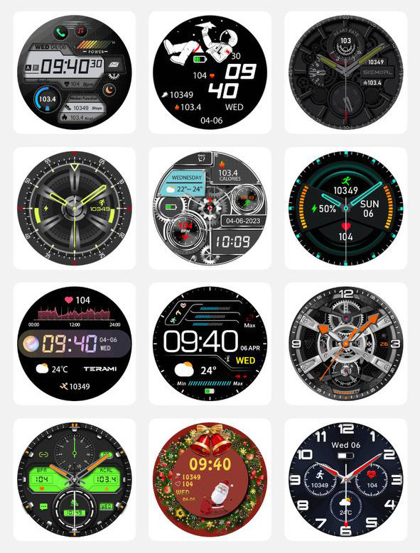 Смарт-годинник протиударний Smart Device 25 black steel, 2 ремінці - 