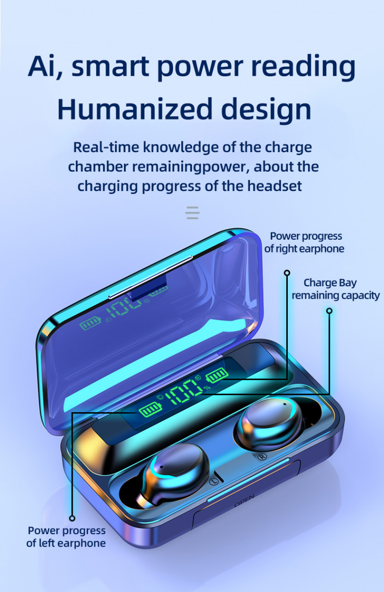 Навушники Bluetooth Air Music + Power Bank 47 white - 