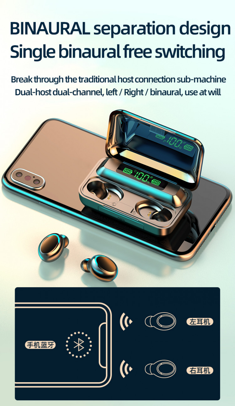 Навушники Bluetooth Air Music + Power Bank 47 white - 