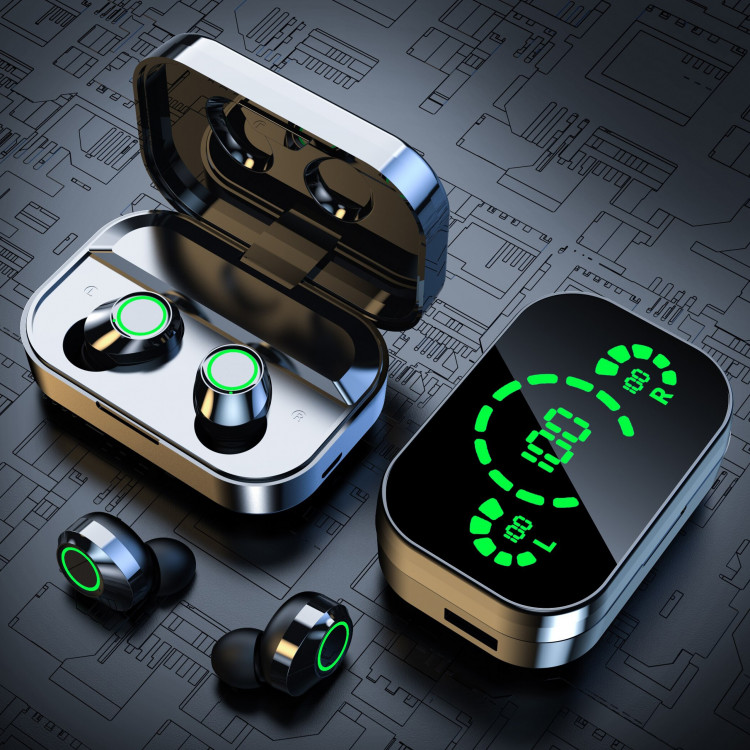 Навушники Bluetooth Air Music + Power Bank 89 Black  