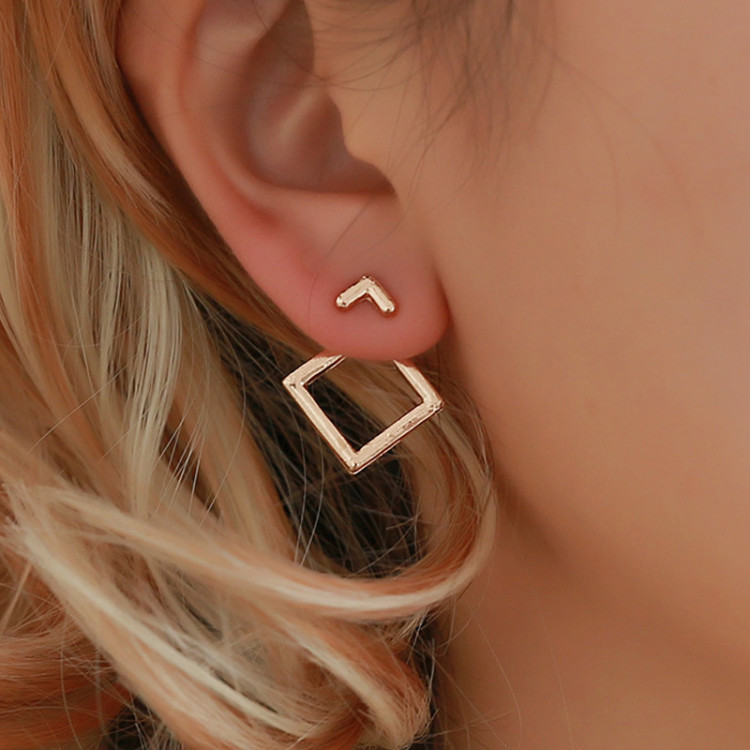 Сережки позолочені №9103 