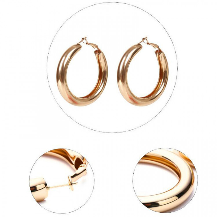 Сережки позолочені №9105 - 