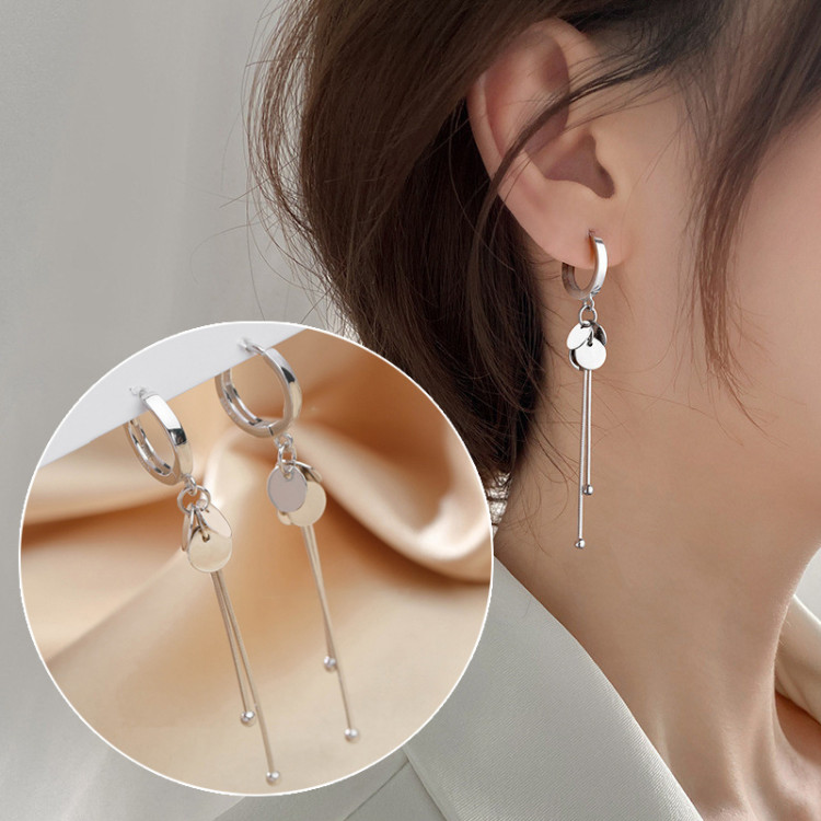 Сережки покриття срібло №9633 