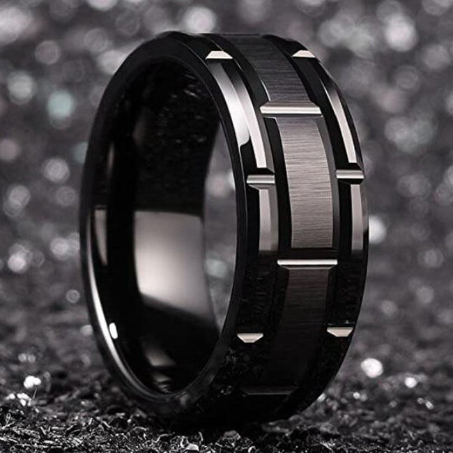 Каблучка покриття чорний титан №46049