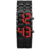 Чоловічий годинник black+red №01189