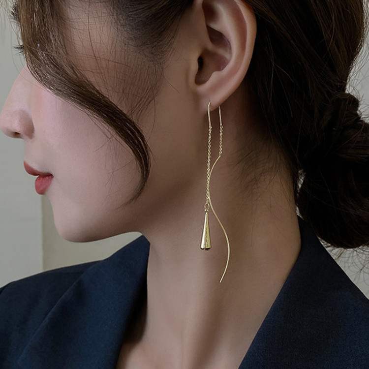 Сережки позолочені №9639 