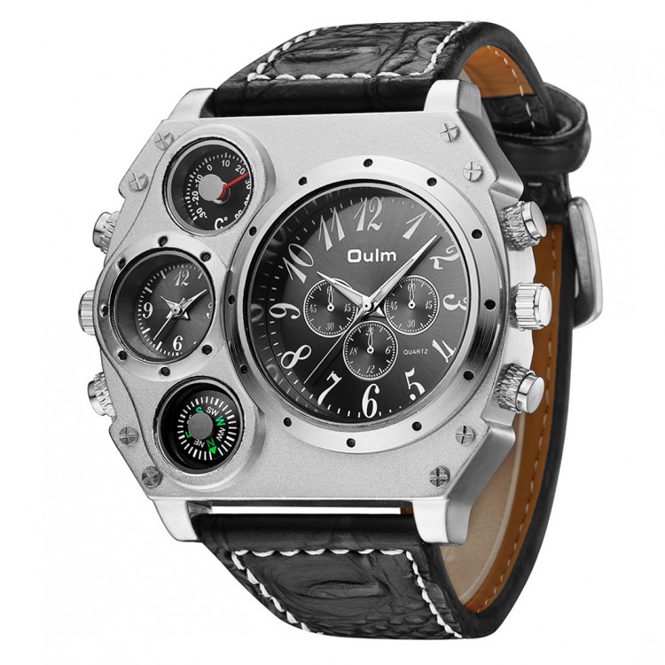 Чоловічий годинник Oulm silver
