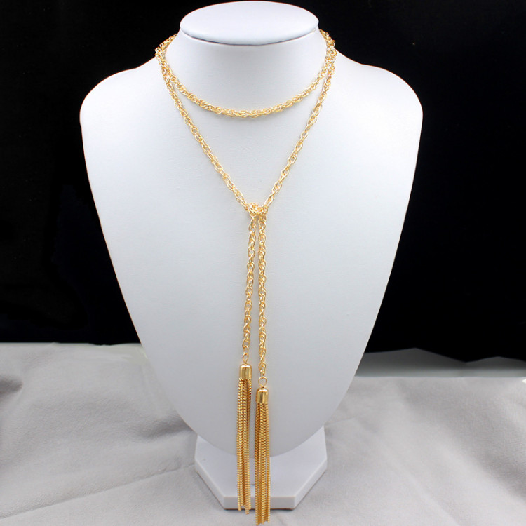 Кольє позолочене №133-30 - 