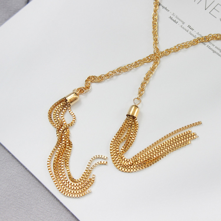 Кольє позолочене №133-30 - 