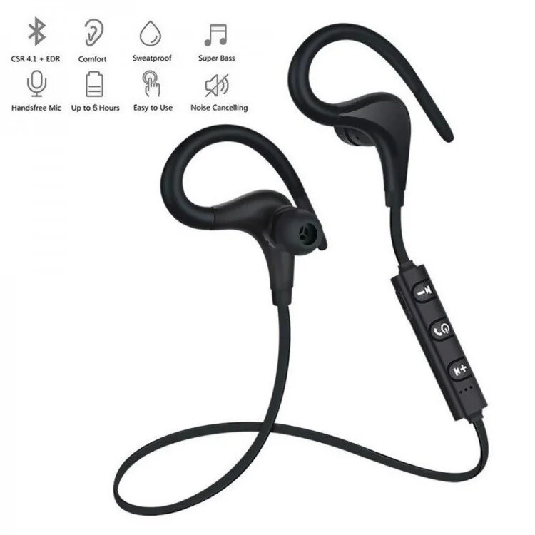 Навушники Bluetooth Air Music 2 black