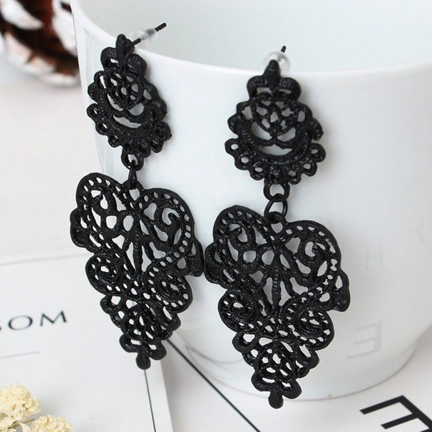 Сережки black №8223 