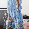 Плаття "Yvonne" blue + butterflies