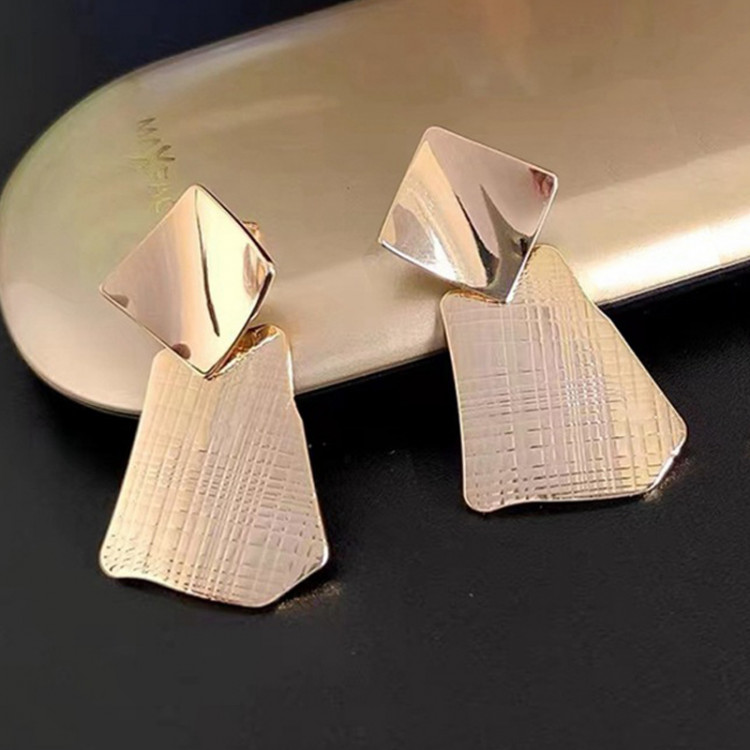 Сережки позолочені №124-10 