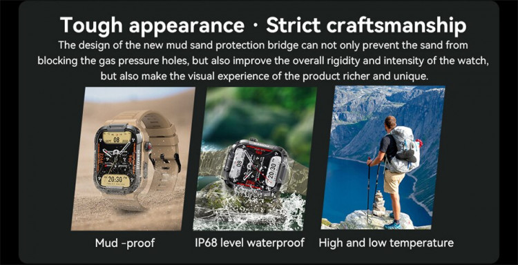 Смарт-годинник протиударний Smart Device 105 black - 